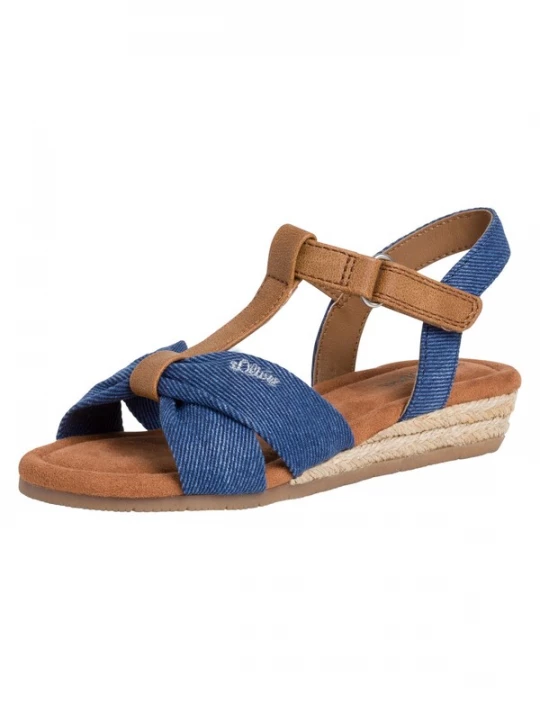 Foto van product s.Oliver Sandalen blauw / bruin