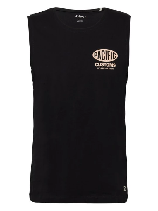 Foto van product s.Oliver Shirt abrikoos / zwart