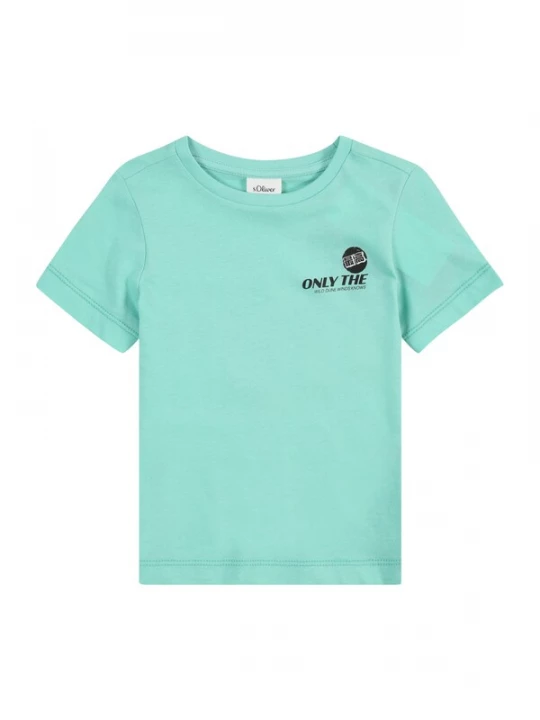 Foto van product s.Oliver Shirt aqua / geel / oranje / zwart
