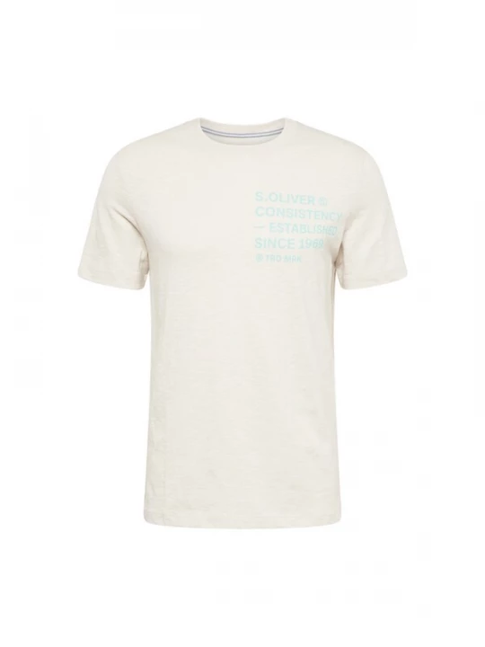 Foto van product s.Oliver Shirt aqua / wolwit