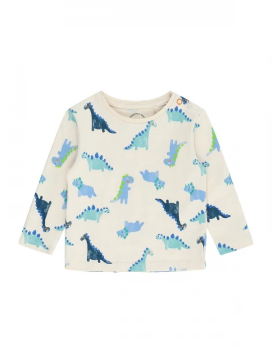 Foto van product s.Oliver Shirt beige / blauw / lichtblauw / petrol