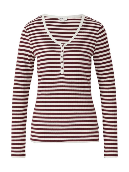 Foto van product s.Oliver Shirt beige / bordeaux