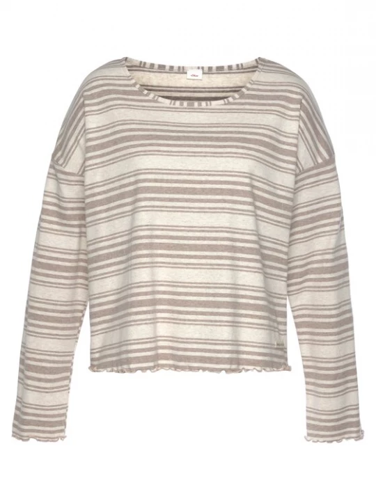 Foto van product s.Oliver Shirt beige / brokaat