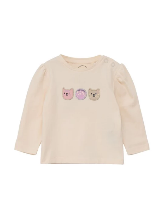 Foto van product s.Oliver Shirt beige / bruin / pink / eierschaal