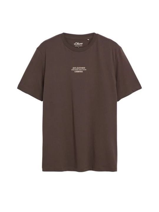 Foto van product s.Oliver Shirt beige / donkerbruin