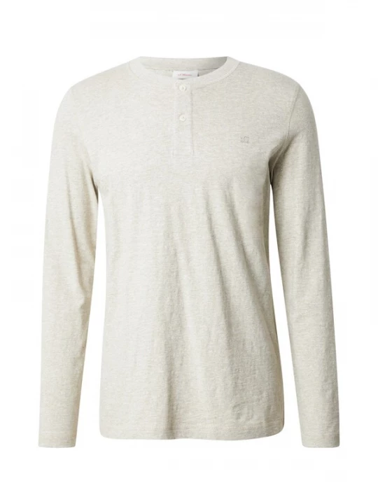 Foto van product s.Oliver Shirt beige gemêleerd