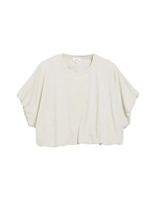 Foto van product s.Oliver Shirt beige gemêleerd