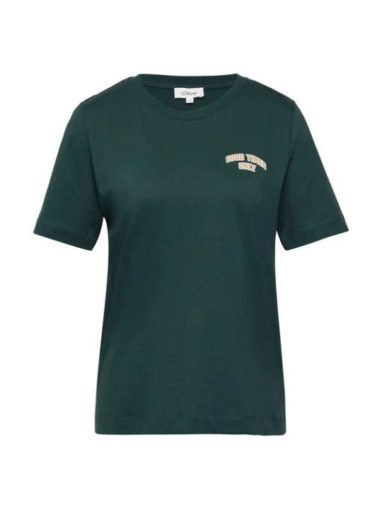 Foto van product s.Oliver Shirt beige / lichtbeige / petrol