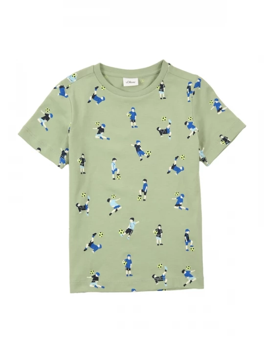 Foto van product s.Oliver Shirt beige / lichtblauw / donkerblauw / olijfgroen