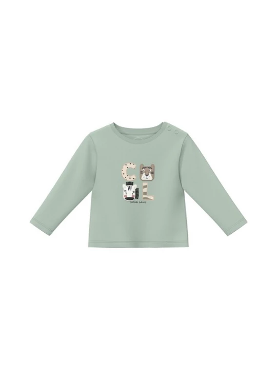 Foto van product s.Oliver Shirt beige / lichtbruin / pastelgroen / wit