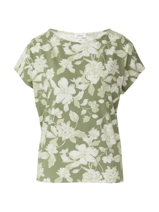 Foto van product s.Oliver Shirt beige / lichtgroen