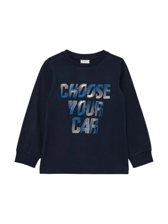 Foto van product s.Oliver Shirt beige / navy / lichtblauw