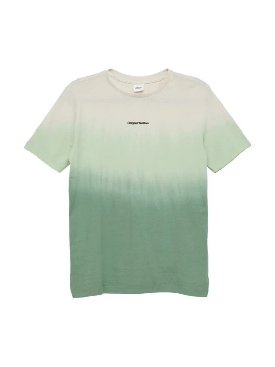 Foto van product s.Oliver Shirt beige / smaragd / pastelgroen