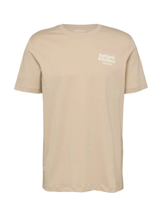 Foto van product s.Oliver Shirt beige / wit