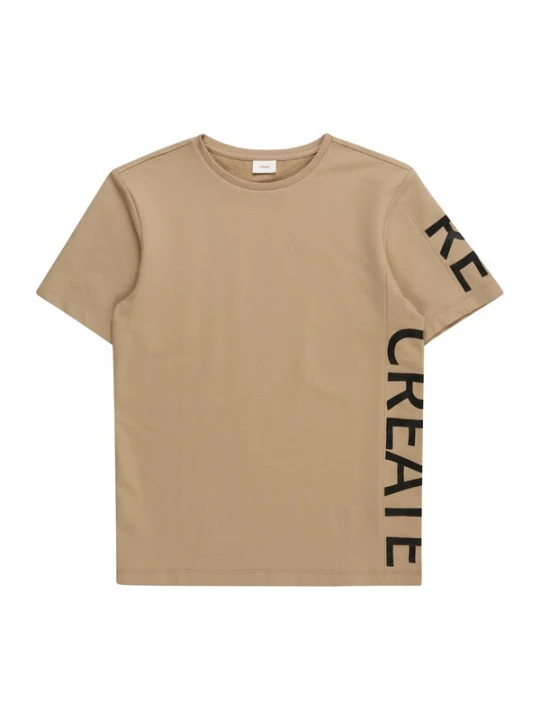 Foto van product s.Oliver Shirt beige / zwart