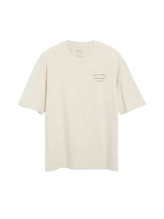 Foto van product s.Oliver Shirt beige / zwart