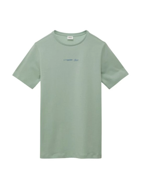 Foto van product s.Oliver Shirt blauw / curry / pastelgroen / zwart