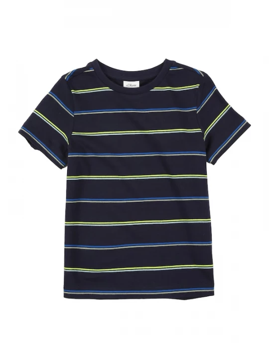 Foto van product s.Oliver Shirt blauw / donkerblauw / geel / grijs