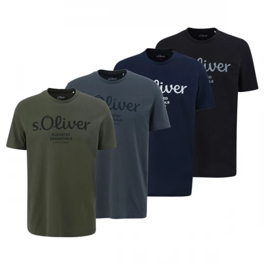 Foto van product s.Oliver Shirt blauw / donkergrijs / donkergroen / zwart