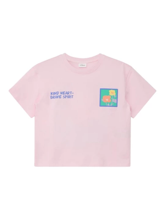 Foto van product s.Oliver Shirt blauw / geel / groen / rosa