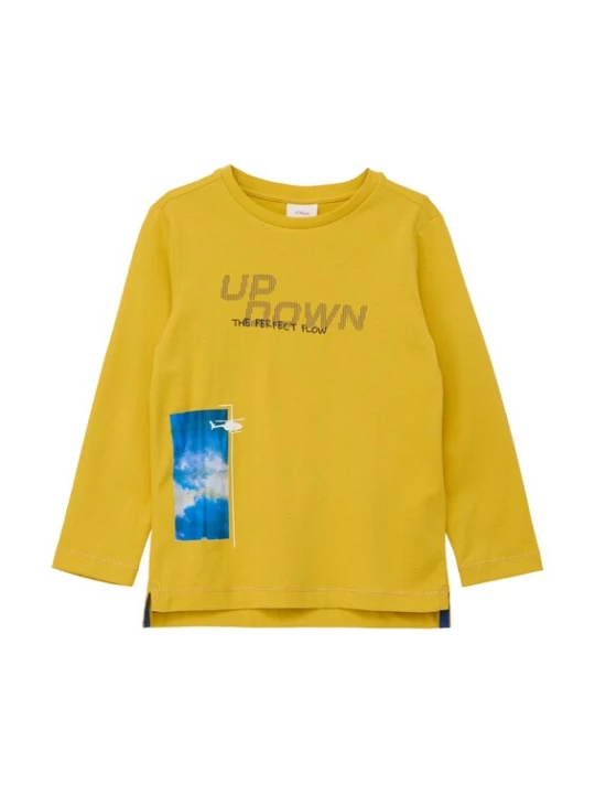 Foto van product s.Oliver Shirt blauw / geel / wit