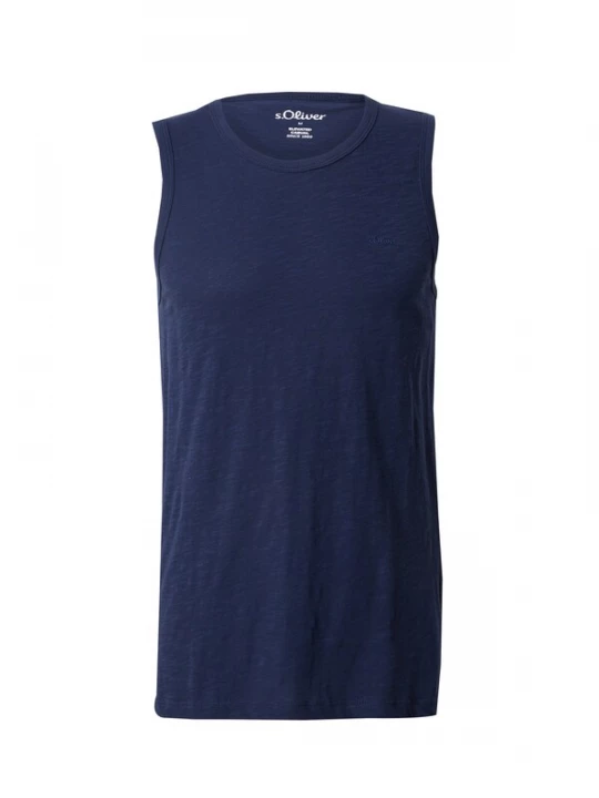 Foto van product s.Oliver Shirt blauw gemêleerd
