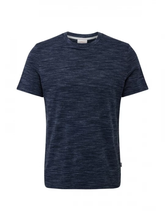 Foto van product s.Oliver Shirt blauw gemêleerd