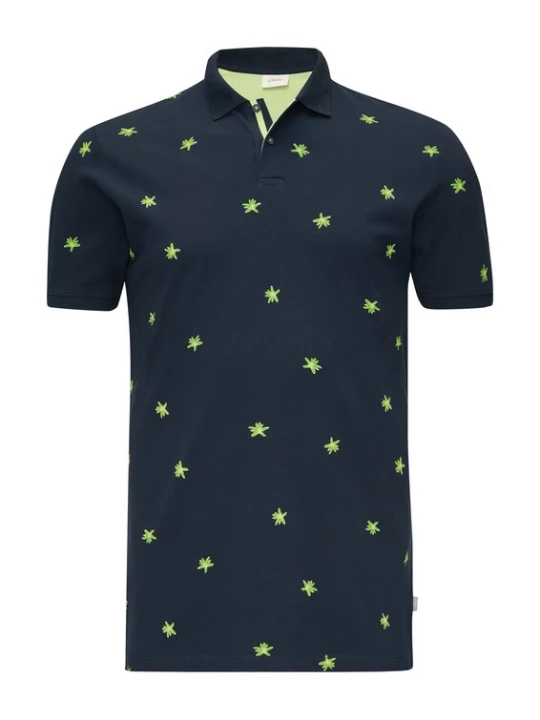 Foto van product s.Oliver Shirt blauw / groen