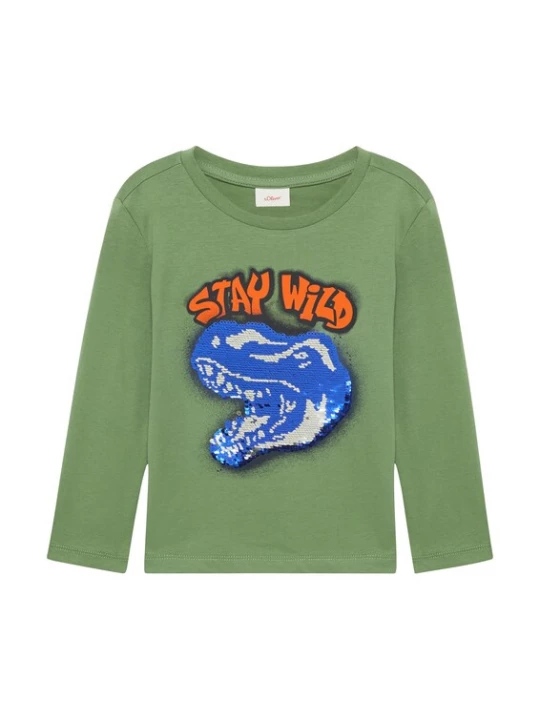 Foto van product s.Oliver Shirt blauw / groen / rood