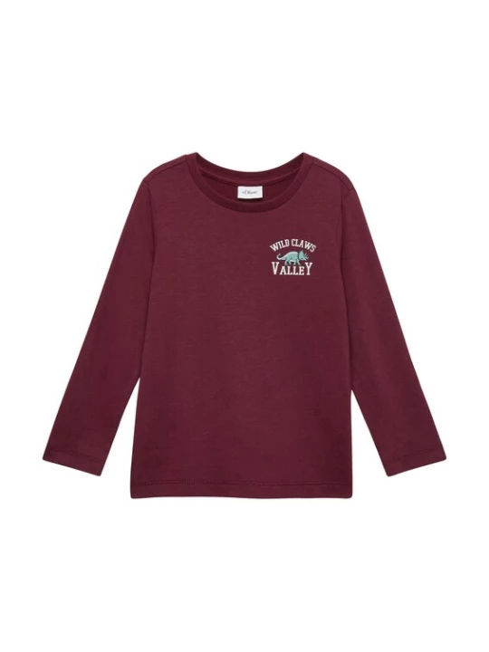 Foto van product s.Oliver Shirt blauw / lichtgroen / bordeaux / natuurwit