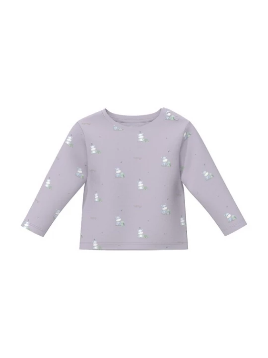 Foto van product s.Oliver Shirt blauw / lichtgroen / sering / wit