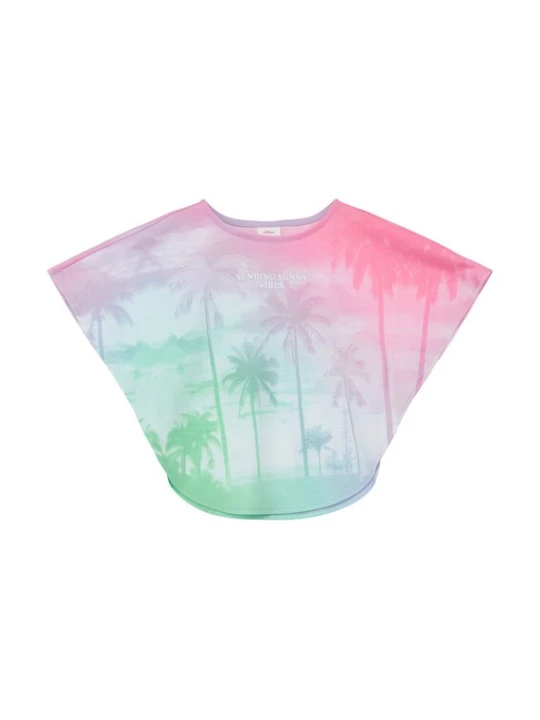 Foto van product s.Oliver Shirt blauw / lichtlila / rosa