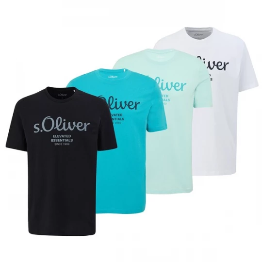Foto van product s.Oliver Shirt blauw / mintgroen / zwart / wit