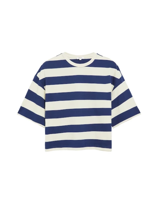 Foto van product s.Oliver Shirt blauw / natuurwit