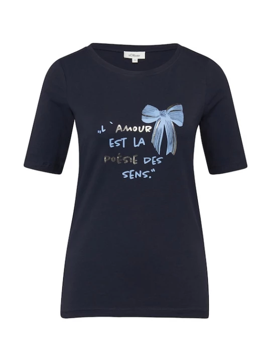 Foto van product s.Oliver Shirt blauw / navy / grijs / wit