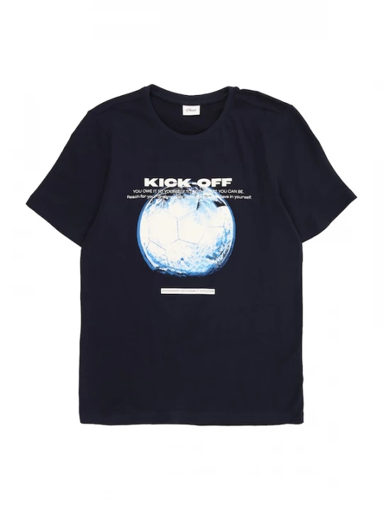 Foto van product s.Oliver Shirt blauw / navy / lichtblauw / wit