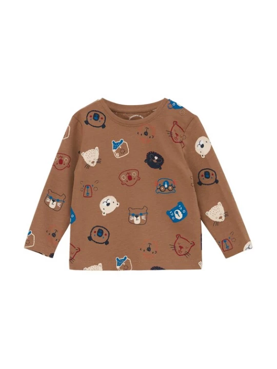 Foto van product s.Oliver Shirt blauw / ombergrijs / rood / wit