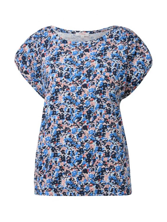 Foto van product s.Oliver Shirt blauw / oranje / pink / wit