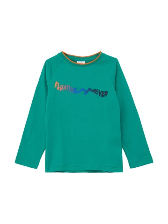 Foto van product s.Oliver Shirt blauw / turquoise / donkerblauw / oranje