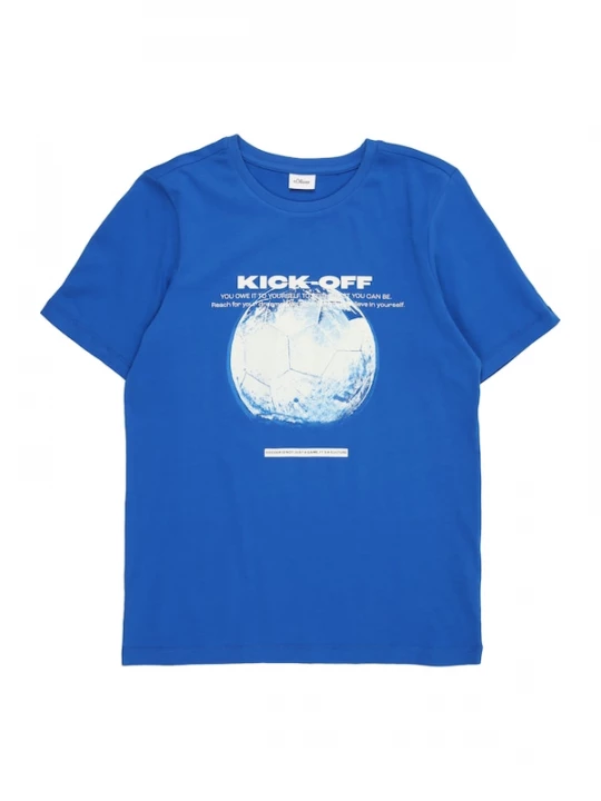 Foto van product s.Oliver Shirt blauw / wit