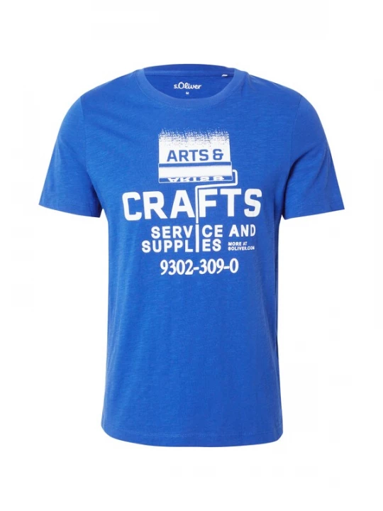 Foto van product s.Oliver Shirt blauw / wit