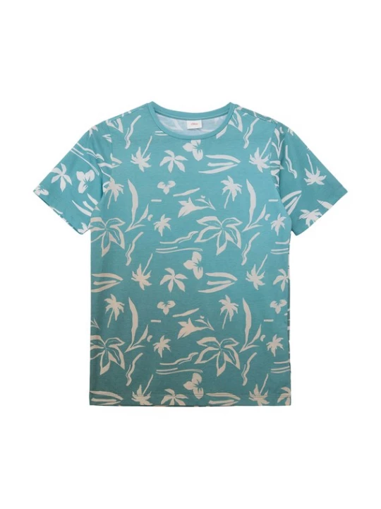 Foto van product s.Oliver Shirt blauw / wit