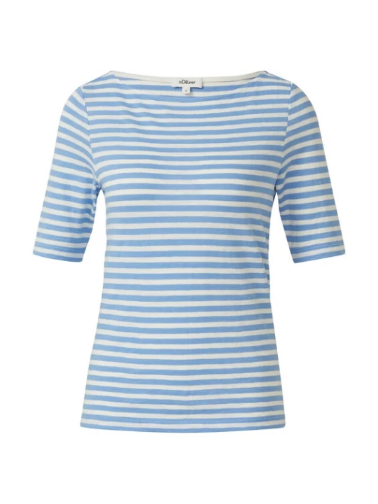 Foto van product s.Oliver Shirt blauw / wit