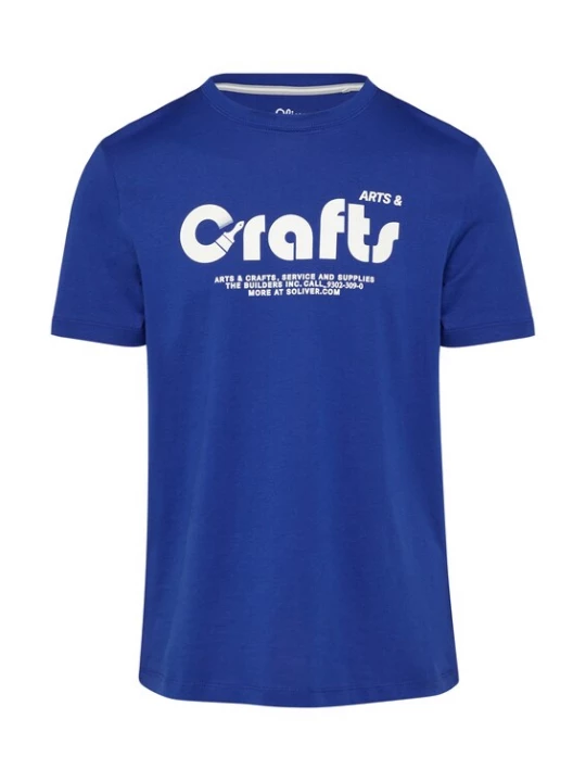 Foto van product s.Oliver Shirt blauw / wit