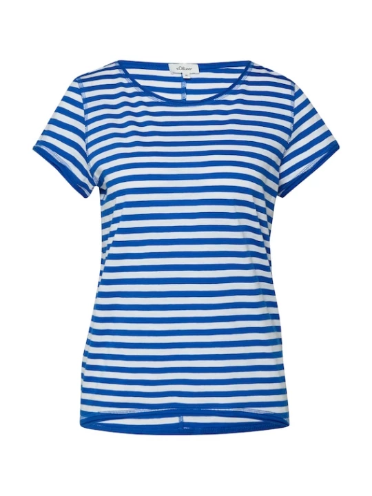 Foto van product s.Oliver Shirt blauw / wit