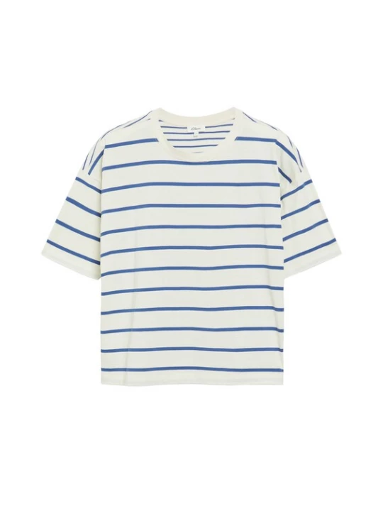 Foto van product s.Oliver Shirt blauw / wit