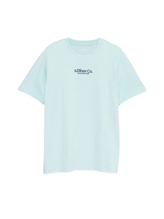 Foto van product s.Oliver Shirt blauw / zwart