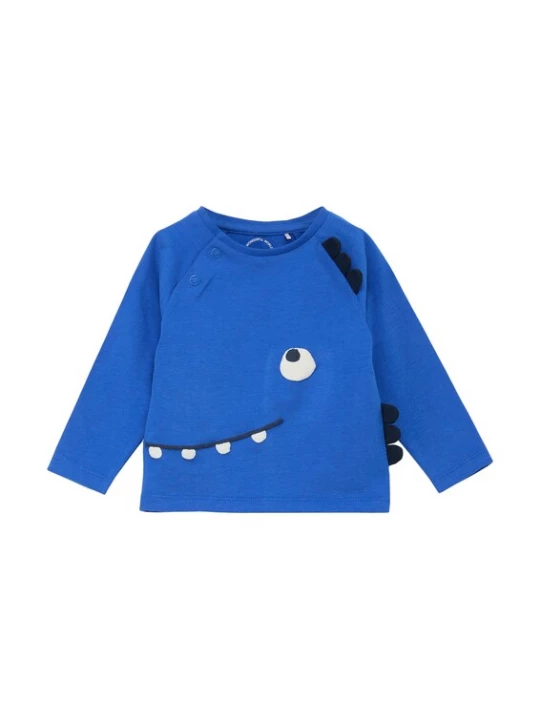 Foto van product s.Oliver Shirt blauw / zwart / wit