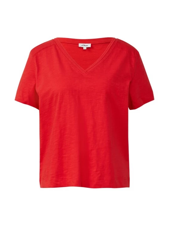 Foto van product s.Oliver Shirt bloedrood