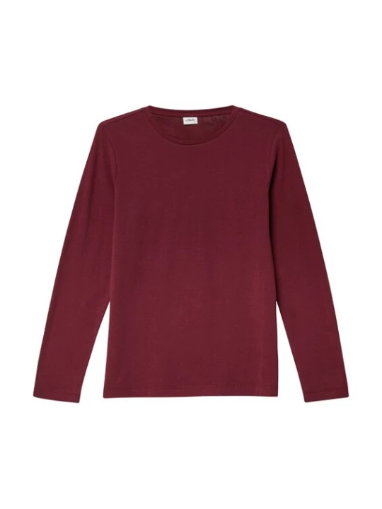 Foto van product s.Oliver Shirt bordeaux / wit